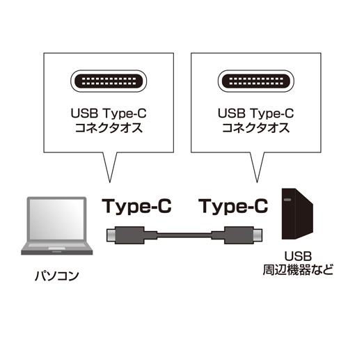タイプCケーブル（PD対応・iPhone15対応・ブラック・1m） KU31-CCP310 サンワサプライ