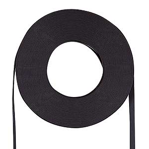 ギガビット、UTPエンハンスドカテゴリ5より線フラットケーブルのみ（ブラック・100m） LA-FL5-CB100 サンワサプライ