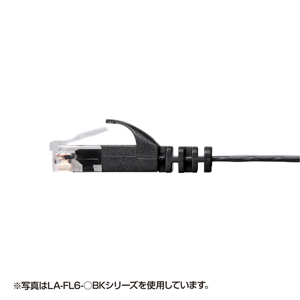 CAT6LANケーブル（フラット・0.5m・ホワイト） サンワサプライ