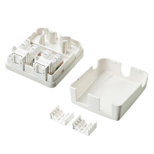 マグネット付きローゼットキット(RJ-45・2ポート)