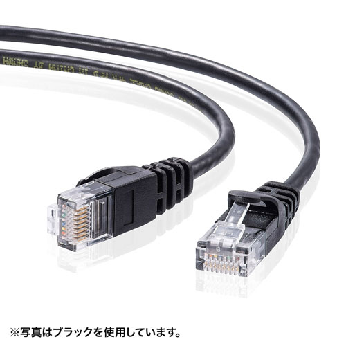 極細LANケーブル(CAT6・2m・ホワイト) サンワサプライ LA-SL6-02W