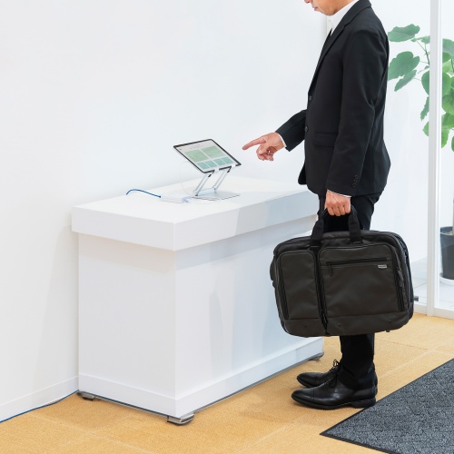 タイプC変換アダプタ（PoE・USB・PD・60W・USB・ネットワーク通信対応・100Mbps・受付・POSシステム） LAN-ADPOEC サンワサプライ