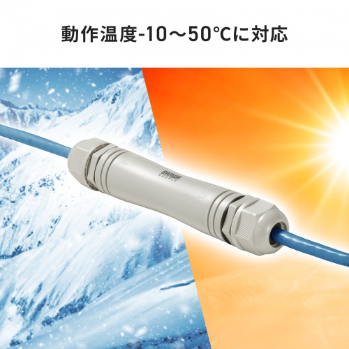 PoEエクステンダー（IP67・防水対応・LAN100m延長・PoE・受電・給電・電源ケーブル不要）