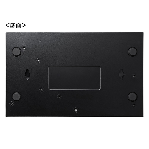 スイッチングハブ（最大16ポート・LAN・電源内蔵・Giga対応・ループ検知・金属筐体・業務用・家庭用・ブラック） LAN-GIGAH16L サンワサプライ