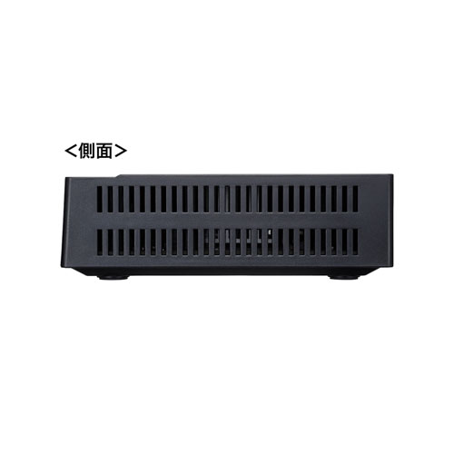 スイッチングハブ(ギガビット・24ポート・ループ検知・電源内蔵・マグネット付き・壁掛け対応・静音・ブラック） LAN-GIGAP2402BK サンワサプライ