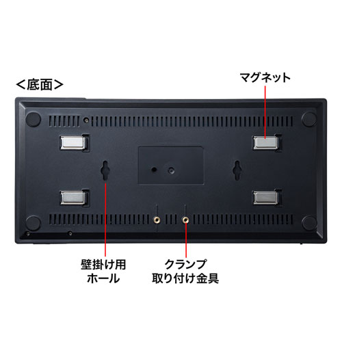スイッチングハブ(ギガビット・24ポート・ループ検知・電源内蔵・マグネット付き・壁掛け対応・静音・ブラック） LAN-GIGAP2402BK サンワサプライ