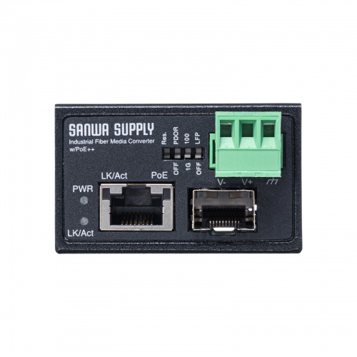 産業用光メディアコンバータ（Gigabit対応・PoE++・最大90W給電・SFP対応）