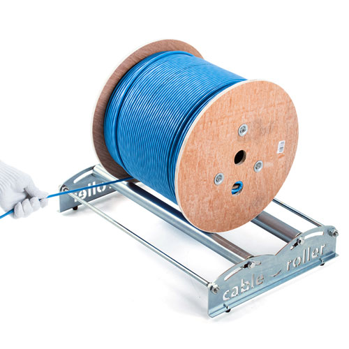 ドラムローラー(ケーブルドラム・耐荷重100kg・ドラム径102～600mm・ドラム幅最大540mm対応)