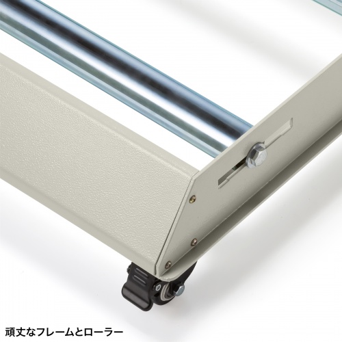 ケーブルドラムローラー 耐荷重150kg ドラム径100～600mm ドラム幅最大500mm対応 LAN-TL23