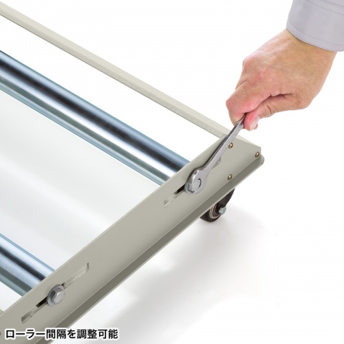 ケーブルドラムローラー 耐荷重150kg ドラム径100～600mm ドラム幅最大500mm対応 LAN-TL23