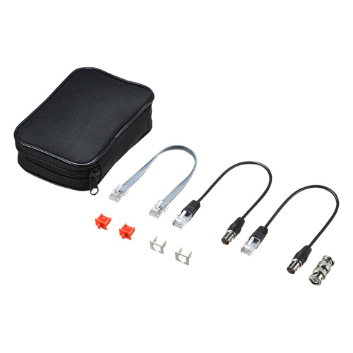 LANチェッカー(ケーブルテスター・RJ-45・RJ-11・子機・PoE対応・電池式・おすすめ)　LAN-TST5　サンワサプライ