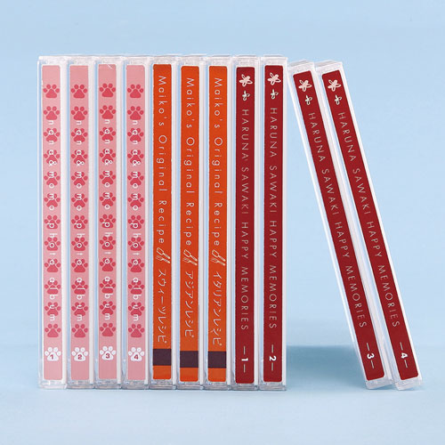 サンワサプライ】DVD・CDプラケース用背ラベル（ハガキサイズ・5シート