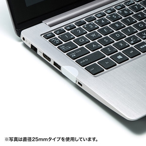 セキュリティシール(つや消し6面・丸シール) LB-SL6 サンワサプライ