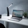 LEDデスクライト（充電式・コードレス・USB Type-C・折りたたみ・コンパクト・無段階調光・3段階調色・目に優しい・卓上ライト・角度調節・読書灯・学習机・テレワーク・ベッドサイド・ブラック）