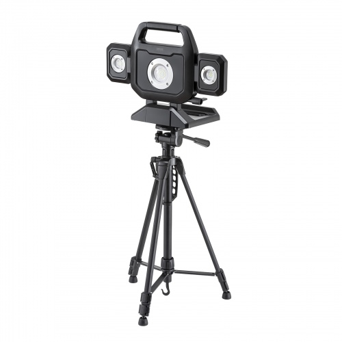 作業灯（LED投光器・ワークライト・充電式・3000ルーメン・高輝度・マグネット・フック対応・折りたたみ・工場・現場・防災）