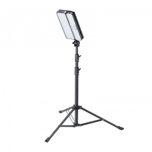 LED投光器（充電式・屋外・三脚付・USB充電・ソーラー充電対応・3000ルーメン・LED着脱可能）