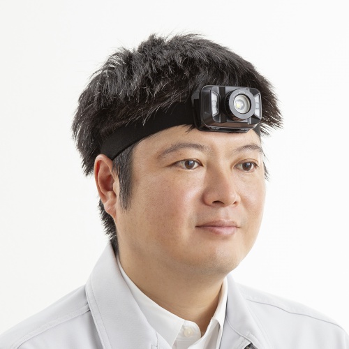 LEDヘッドライト（LEDライト・モーションセンサー機能・充電式・乾電池・最大260ルーメン・IPX4）