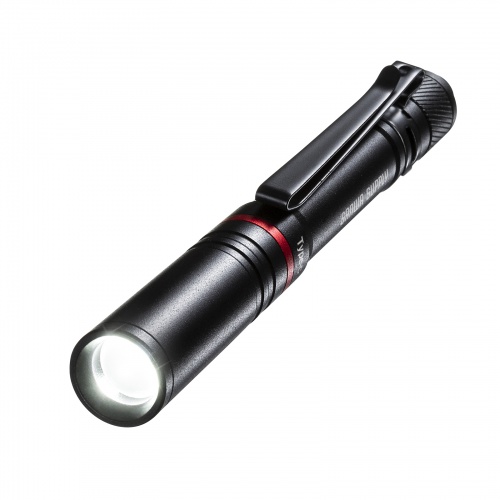 LEDペン型ライト（充電式・USBType-C充電・乾電池対応・照射切替可能・ショートタイプ）