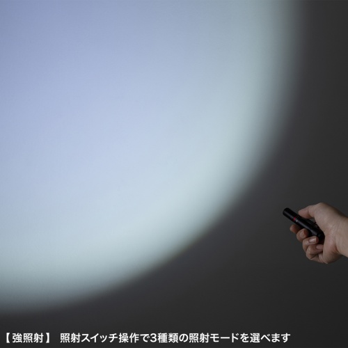 LEDペン型ライト（充電式・USBType-C充電・乾電池対応・照射切替可能・ショートタイプ）