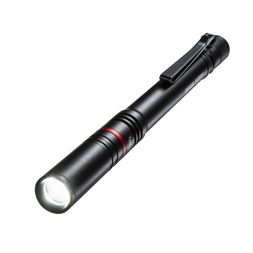 LEDペン型ライト（充電式・USBType-C充電・乾電池対応・照射切替可能・ロングタイプ）