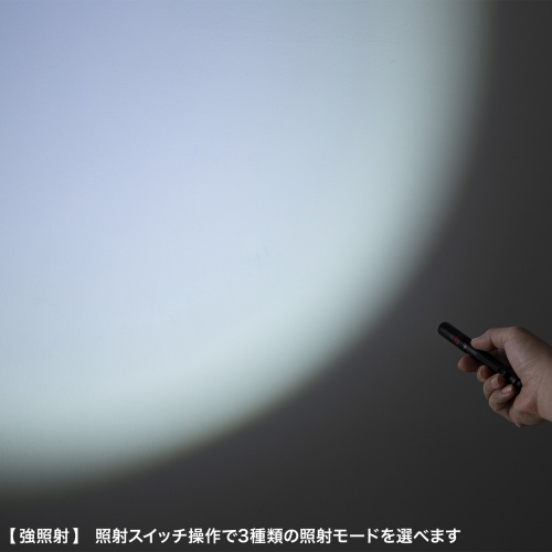 LEDペン型ライト（充電式・USBType-C充電・乾電池対応・照射切替可能・ロングタイプ）