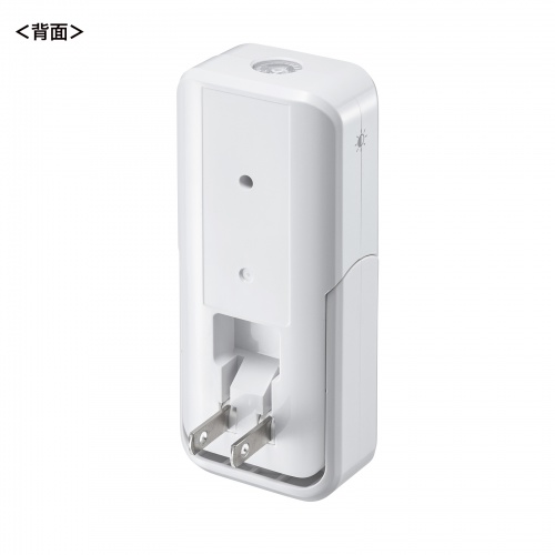 人感センサーライト（LED・足元灯・ナイトライト・自動点灯・マグネット・手持ちライト・小型・充電式・AC電源） LED-SL1 サンワサプライ