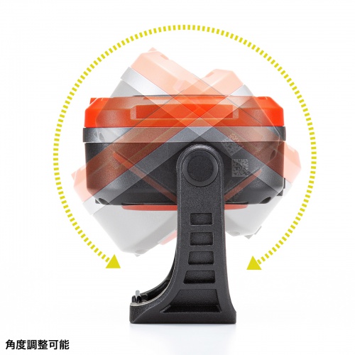 LEDライト（充電式・作業灯・マグネット・スタンド設置・防水IPX6・1300ルーメン・無段階調光・角度調整可能）