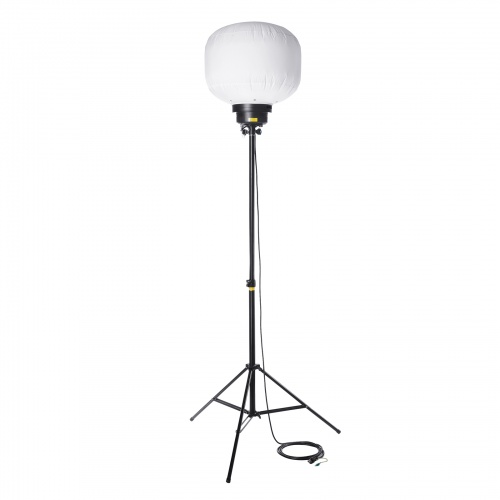 LEDバルーンライト（消費電力240W・38400lm・高さ調整可能・屋外対応・工事現場・カバー2種類・ケーブル長5m）