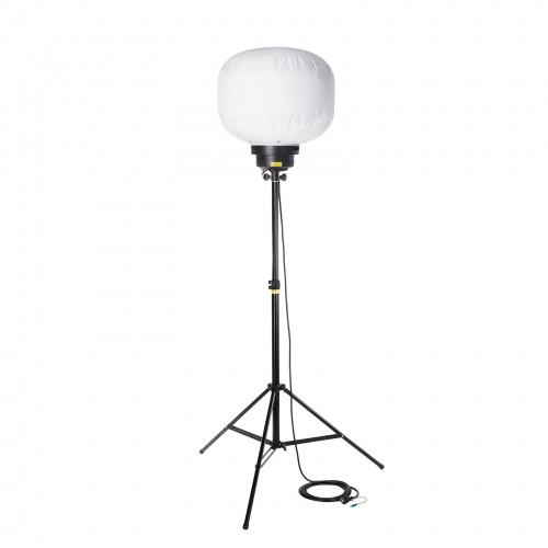 LEDバルーンライト（消費電力240W・38400lm・高さ調整可能・屋外対応・工事現場・カバー2種類・ケーブル長5m）