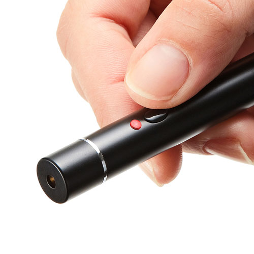 レーザーポインター（赤・ペン型・PSC・電池）