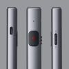 レーザーポインター（赤・USB充電式 PSC認証・レッドレーザー・Type-C・ストラップホール・スリム・グレー）