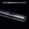 レーザーポインター（赤・USB充電式 PSC認証・レッドレーザー・Type-C・ストラップホール・スリム・グレー）