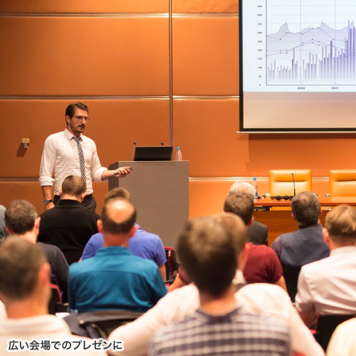 レーザーポインター（パワーポインター・ワイヤレスプレゼンター・2.4GHz・ワイヤレス・レッドレーザー・PSC認証・ USB充電式・コンパクト） LP-RF116BK サンワサプライ