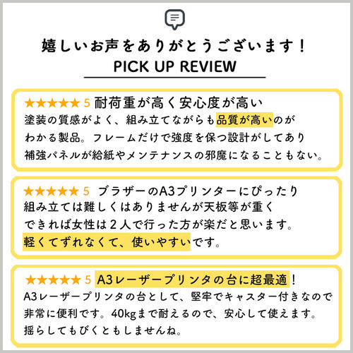 プリンター台（ラック・ワゴン・キャスター・収納・3段・レーザー・木製・白・シンプル・オフィス・高さ70cm・幅60cm）LPS-01T サンワサプライ