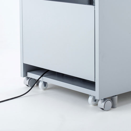 プリンター台（プリンタースタンド・ラック・高耐荷重・デスク下・キャスター・アジャスターつき・W600×D620）