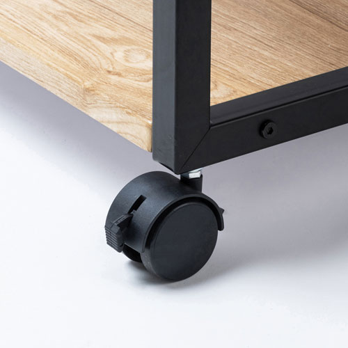 【アウトレット･訳あり・セール】プリンター台（ラック・ワゴン・キャスター・レーザー・インクジェットプリンター・収納・棚・3段・木目調・おしゃれ） LPS-117LM サンワサプライ