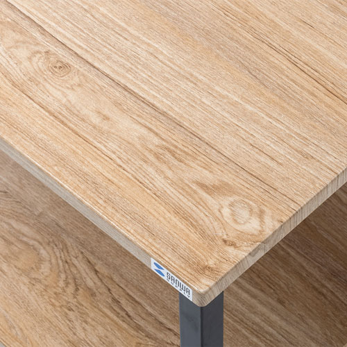 プリンター台（ラック・ワゴン・キャスター・木目・レーザー・収納・棚・3段・おしゃれ・高さ70cm・幅50cm） LPS-118LM サンワサプライ