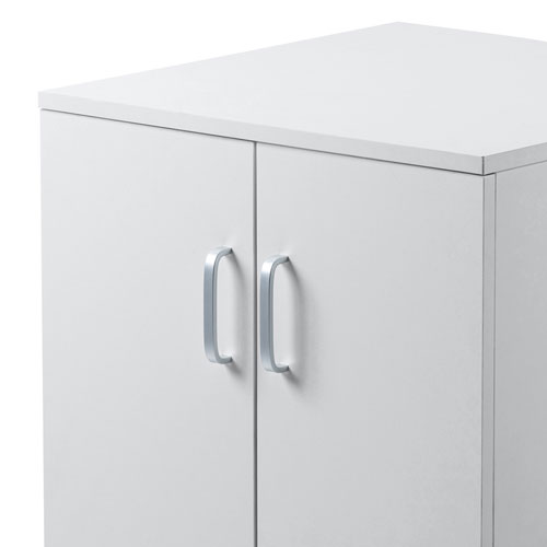 プリンター台（ラック・扉・キャビネット・キャスター・レーザー・コピー用紙・収納・棚・オフィス・高さ70cm・幅50cm）LPS-119W サンワサプライ