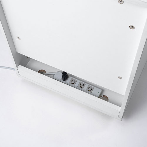 プリンター台（ラック・扉・キャビネット・キャスター・レーザー・コピー用紙・収納・棚・オフィス・高さ70cm・幅50cm）LPS-119W サンワサプライ