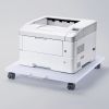 プリンタ台（ロータイプ・床置き・キャスター付き・幅60cm×奥行き60cm・ホワイト）