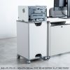 プリンタ台（プリンタラック・キャスター・ボックス・高さ70cm・幅40cm・奥行40cm・A4・耐荷重100kg）