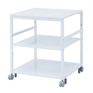 【アウトレット･訳あり・セール】プリンター台（ラック・ワゴン・キャスター・レーザー・アジャスター・収納・棚・3段・オフィス・高さ70cm・幅60cm）LPS-T6060 サンワサプライ