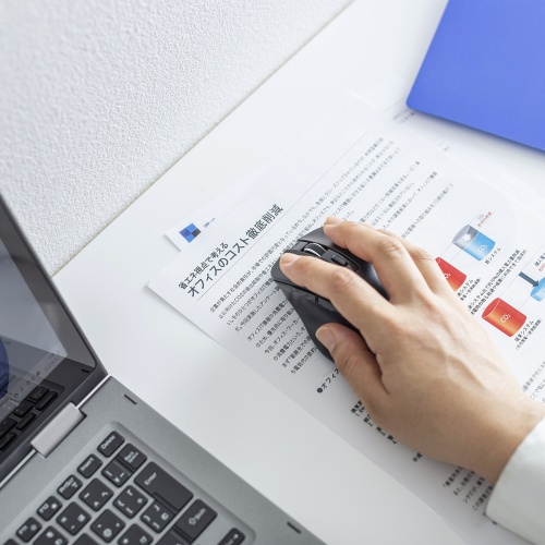 ワイヤレスマウス(Bluetooth・電池式・おすすめ・おしゃれ・人気・ブラック） MA-BB518BK サンワサプライ