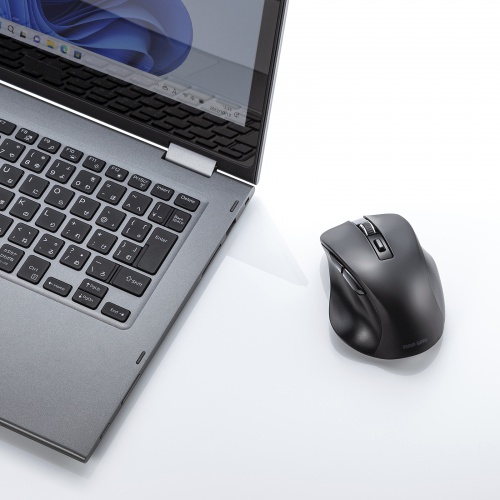 ワイヤレスマウス(Bluetooth・電池式・おすすめ・おしゃれ・人気・ブラック） MA-BB518BK サンワサプライ