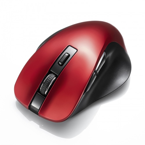 ワイヤレスマウス(Bluetooth・電池式・おすすめ・おしゃれ・人気・レッド） MA-BB518R サンワサプライ