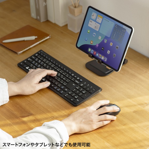 Bluetoothマウス（Type-C・充電式・3ボタン・軽量・バッテリー式・ワイヤレス・無線・紙箱・スタンダード・ブラック）