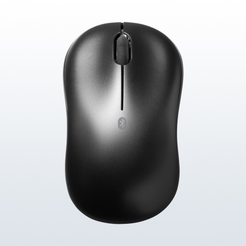 Bluetoothマウス（Type-C・充電式・3ボタン・軽量・バッテリー式・ワイヤレス・無線・紙箱・スタンダード・ブラック）