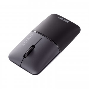ワイヤレスマウス(Bluetooth・充電式・おすすめ・おしゃれ・人気・モバイルマウス・SLIMO・スリム・軽量・静音・ブラック） MA-BBS310BK サンワサプライ