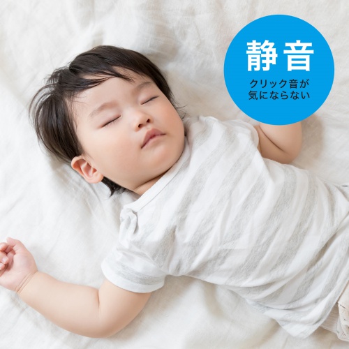 超小型マウス（Bluetooth・静音・Win/Mac対応・3ボタン・軽量・乾電池式・ダークシルバー）