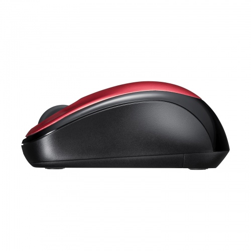 超小型マウス（Bluetooth・静音・Win/Mac対応・3ボタン・軽量・乾電池式・レッド）